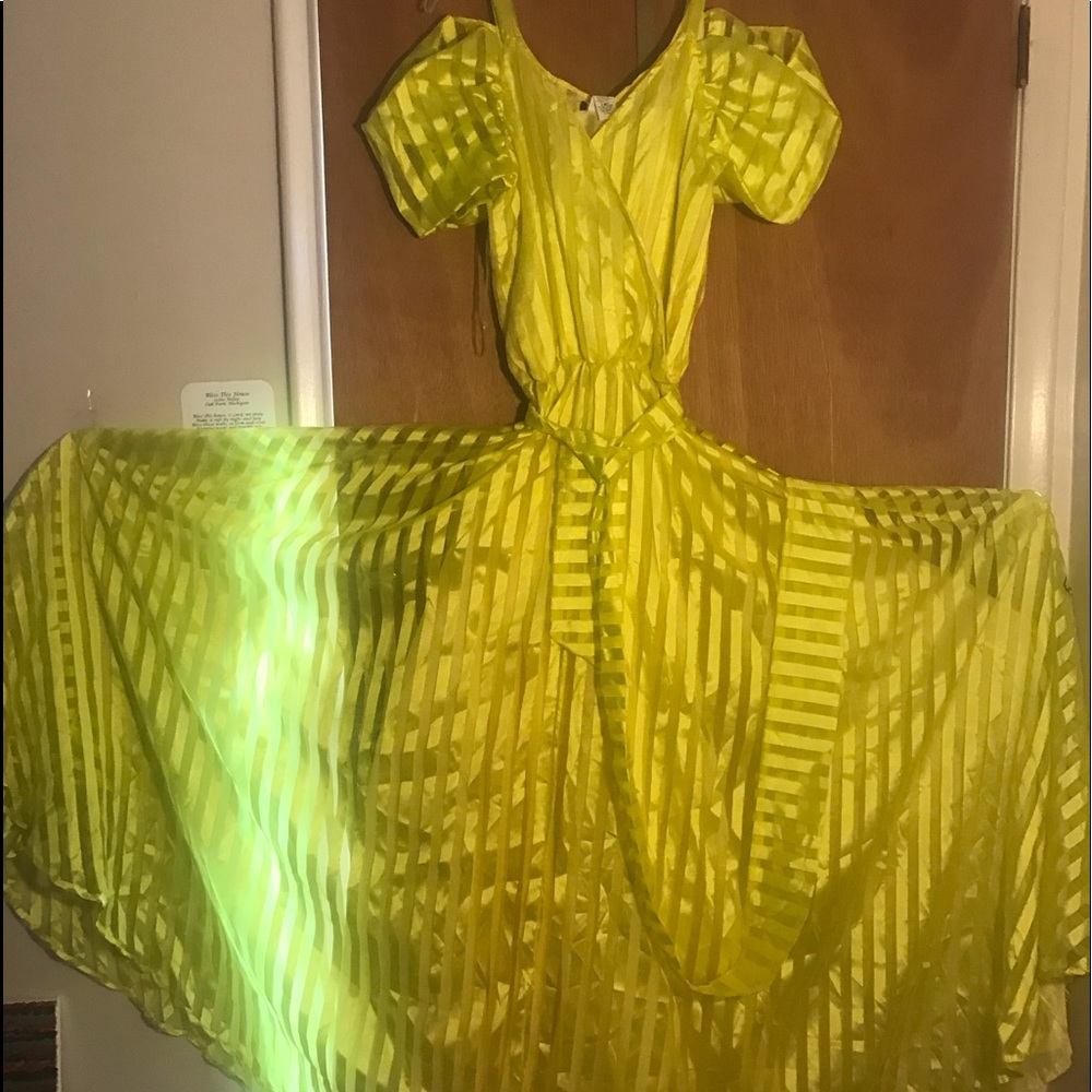 Beautiful sheer yellow Diva Dress